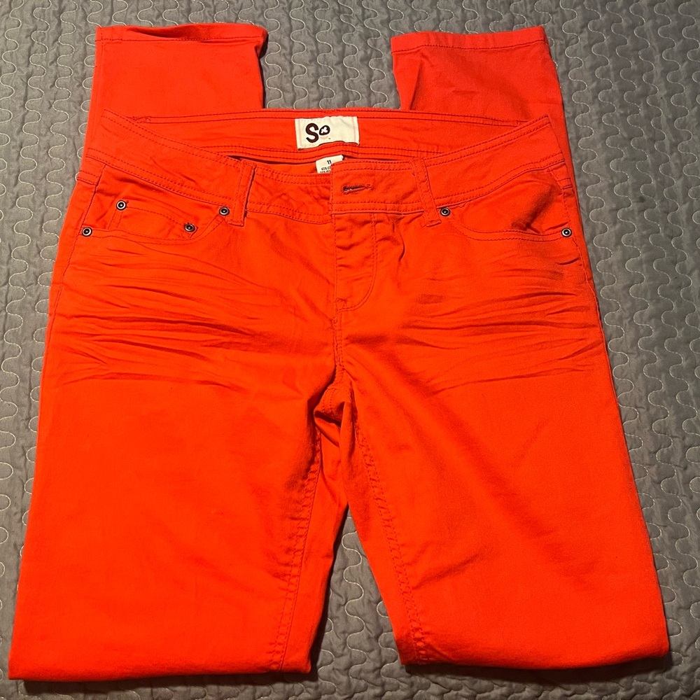 SO Orange High-Rise Jeans